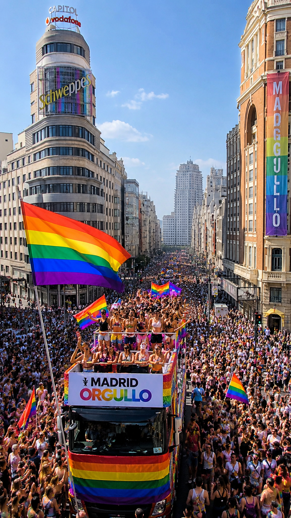 zonas Orgullo Gay Chueca Gran Vía