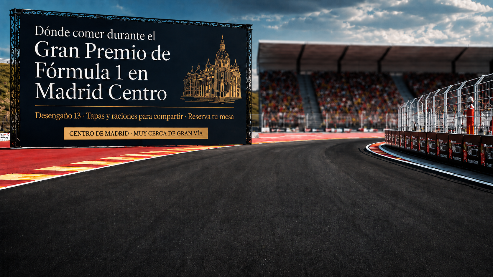 Donde cenar en Gran Premio Formula 1 en Madrid centro